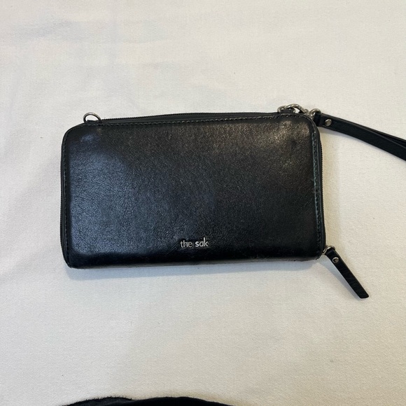 The Sak Embossed Black Leather Large Wallet - Picture 2 of 11